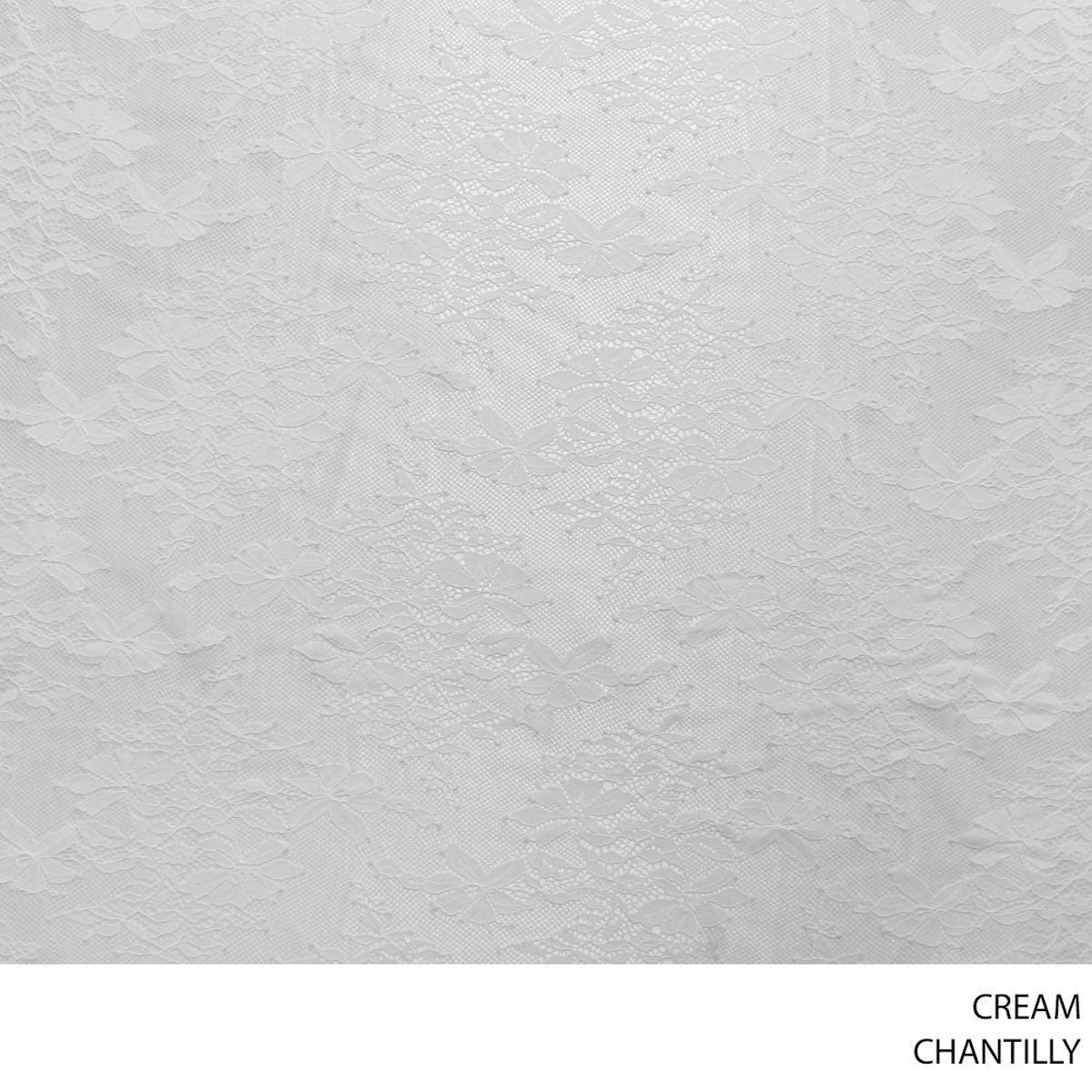 CHANTILLY FABRIC 150CM CREAM