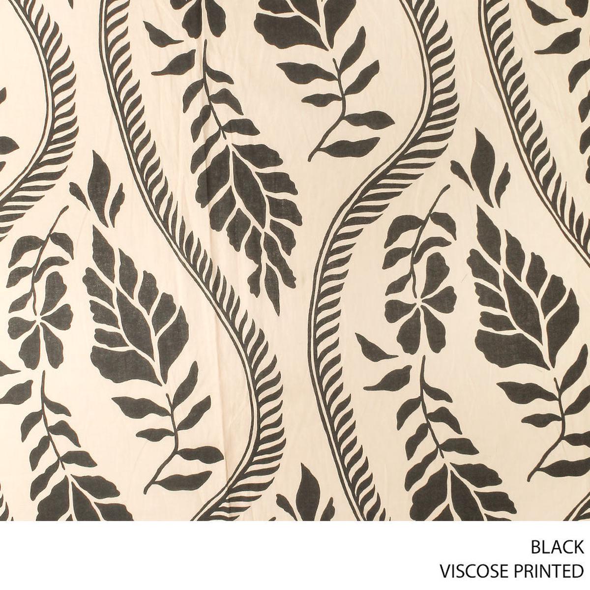 COTTON VOILE FABRIC BLACK