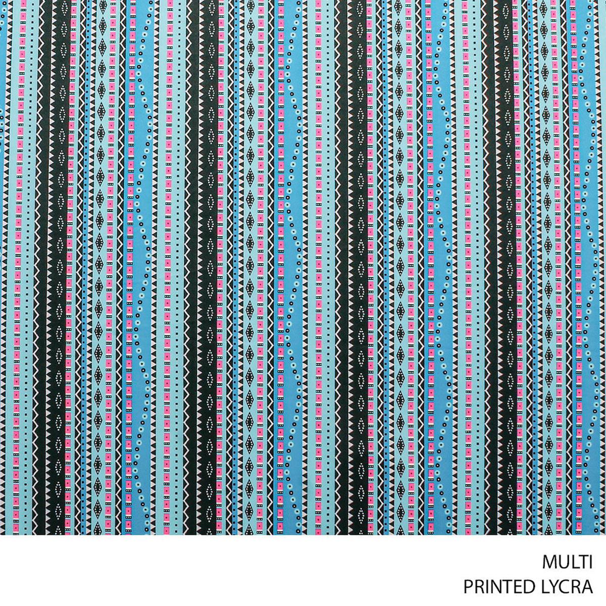 LYCRA PRINT FABRIC MULTI