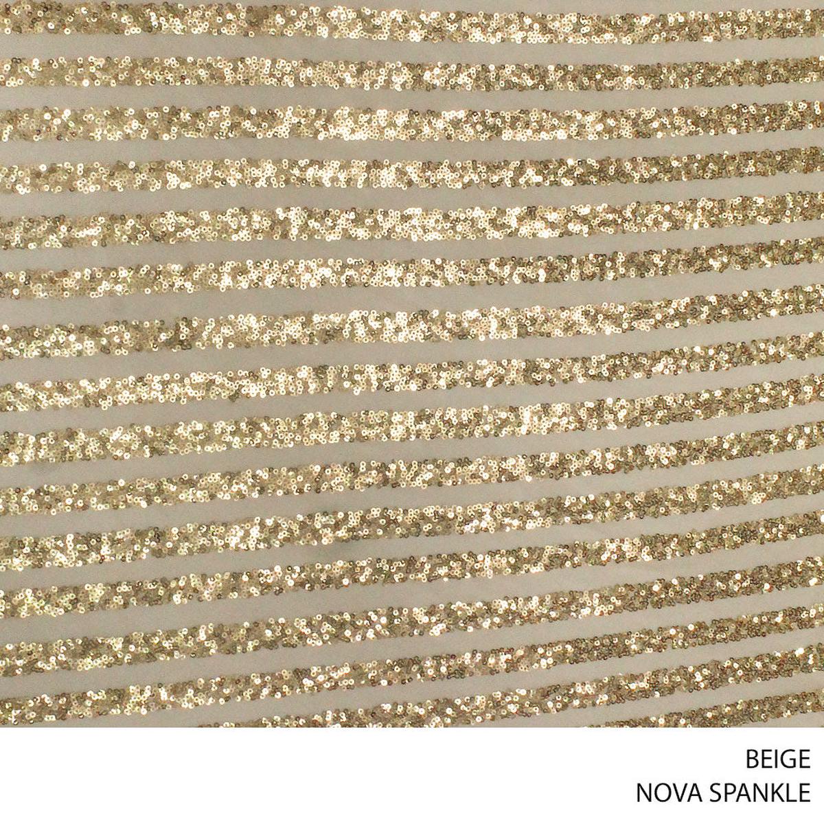NOVA SPANKLE FABRIC BEIGE