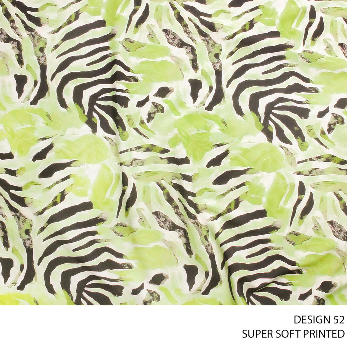 SUPER SOFT PRINTED FABRIC 150CM LIME ROLL ROLL 002
