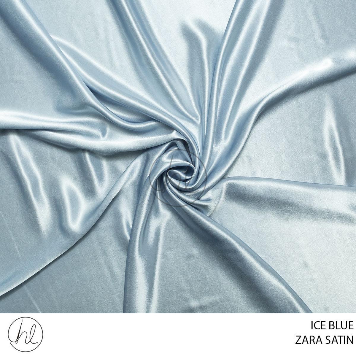 Zara Satin 51 Ice Blue 150cm Per M