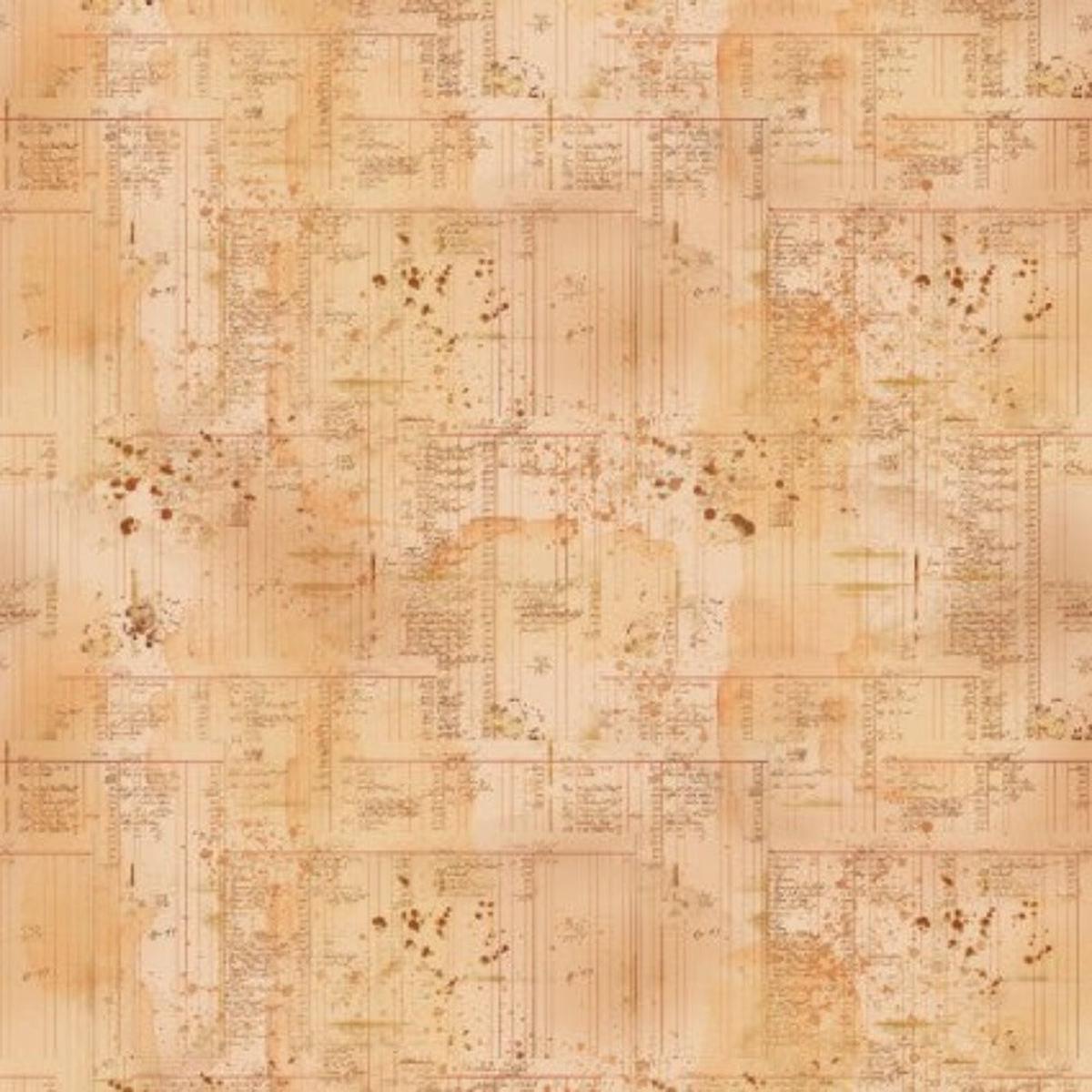 Farm Life Ledger Light Rust Fabric