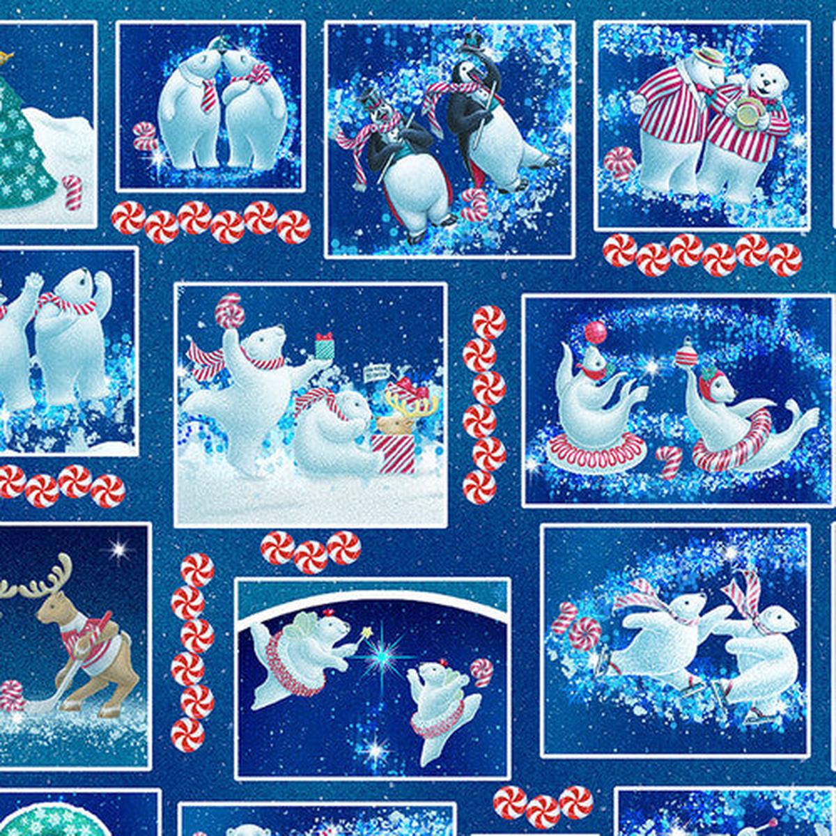 12 Days of Christmas Cotton Fabric - 1 yard