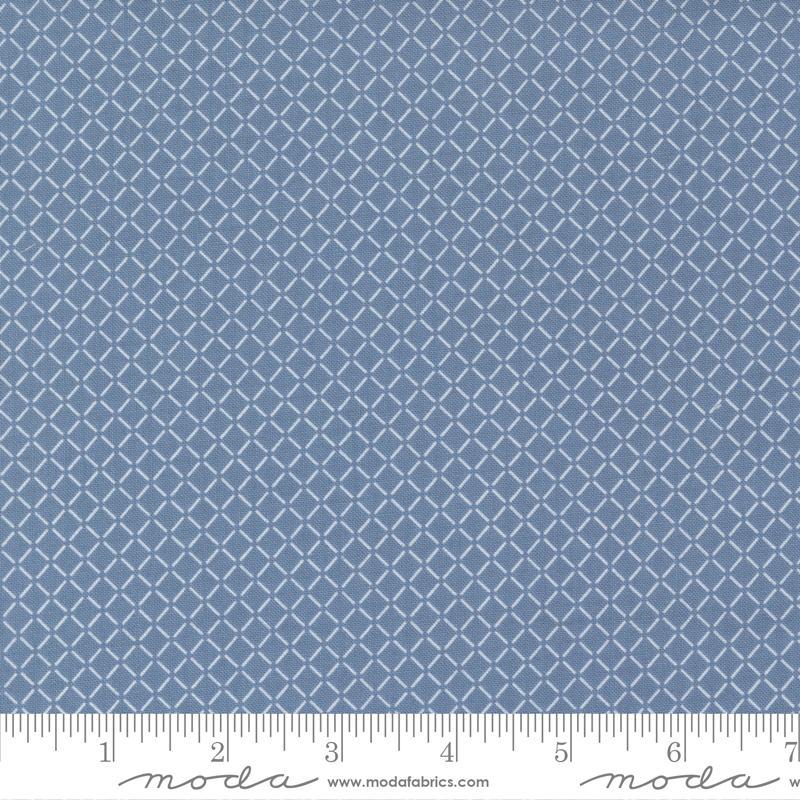 Nantucket Summer Sail Check Plaids Lake Camille Roskelley Moda Cotton Fabric MD-55265-15 1/2