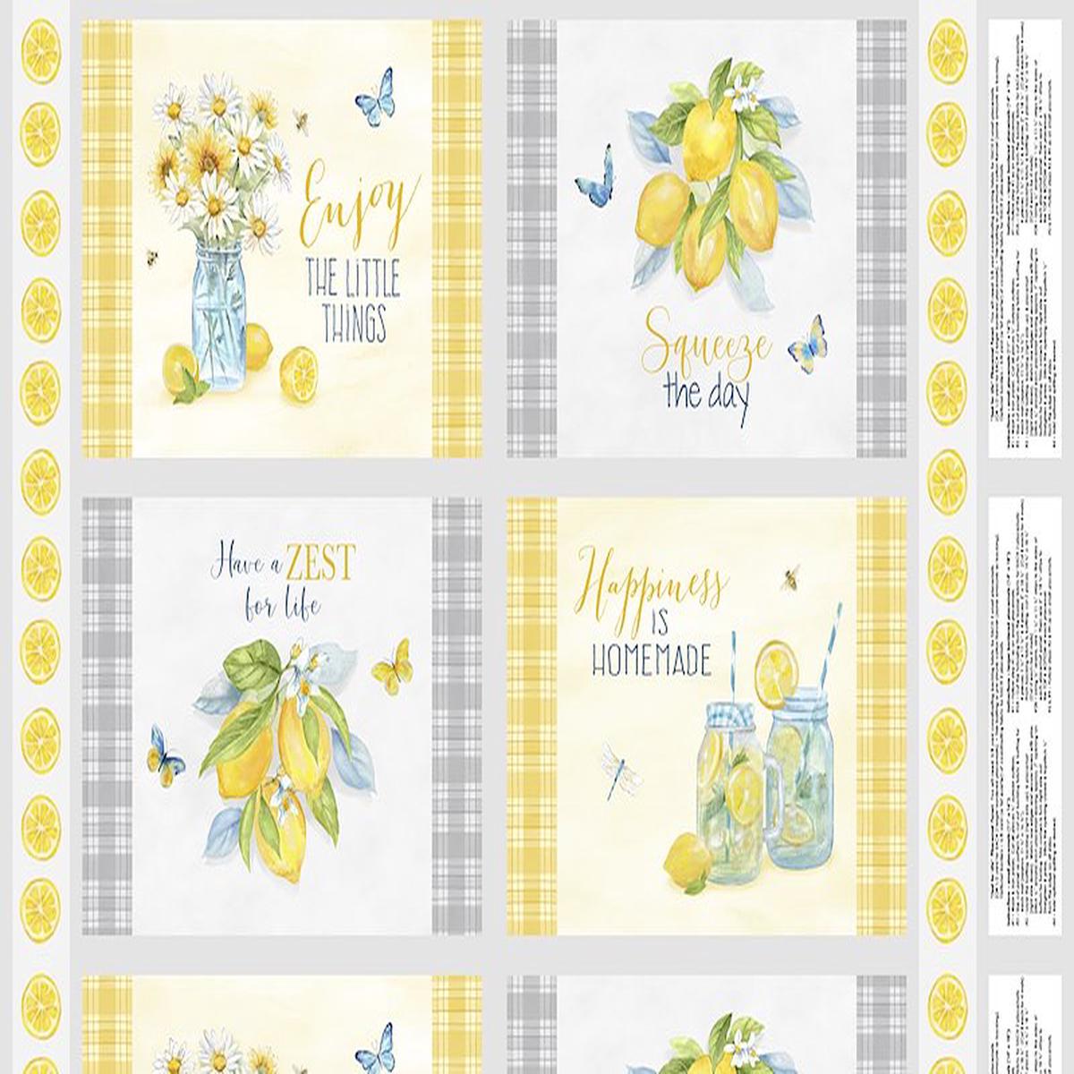 Zest Life Placemat Panel 24" Multi Cynthia Coulter Wilmington Prints Cotton Fabric WP-3063-19151-954