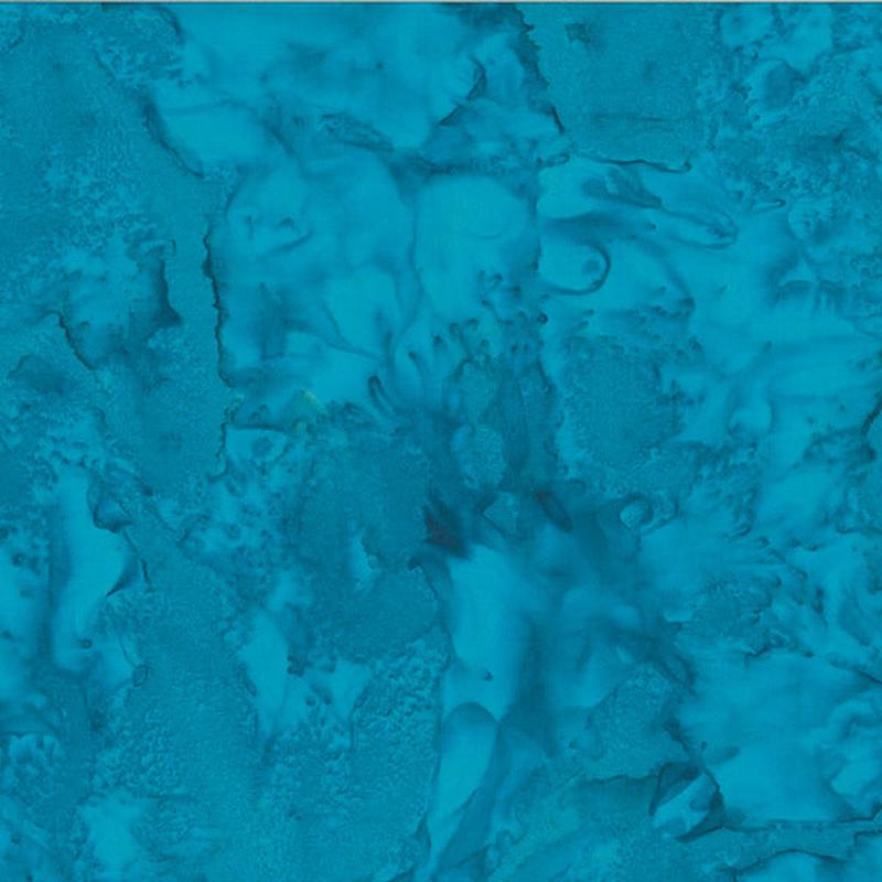 1895 Bali Watercolor Batiks Riviera Blue Hoffman Cotton Fabric HF-1895-559