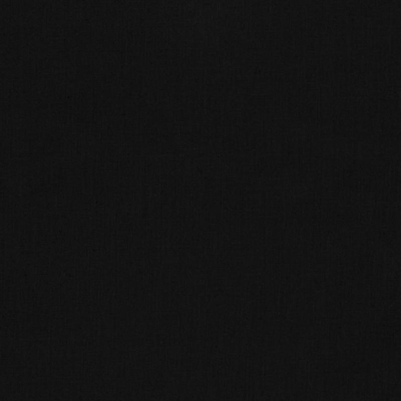 (SOLD PER BOLT) Kona Black Solid Robert Kaufman Cotton Fabric Kona-Black K001-1019-FB