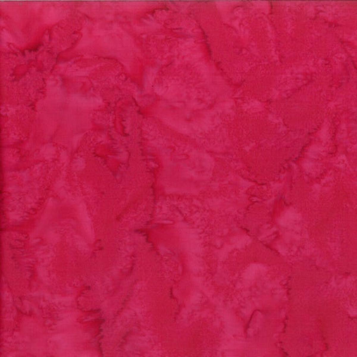 1895 Bali Watercolor Batiks Strawberry Daiquiri Red Hoffman Fabrics Cotton Fabric HF-1895-208