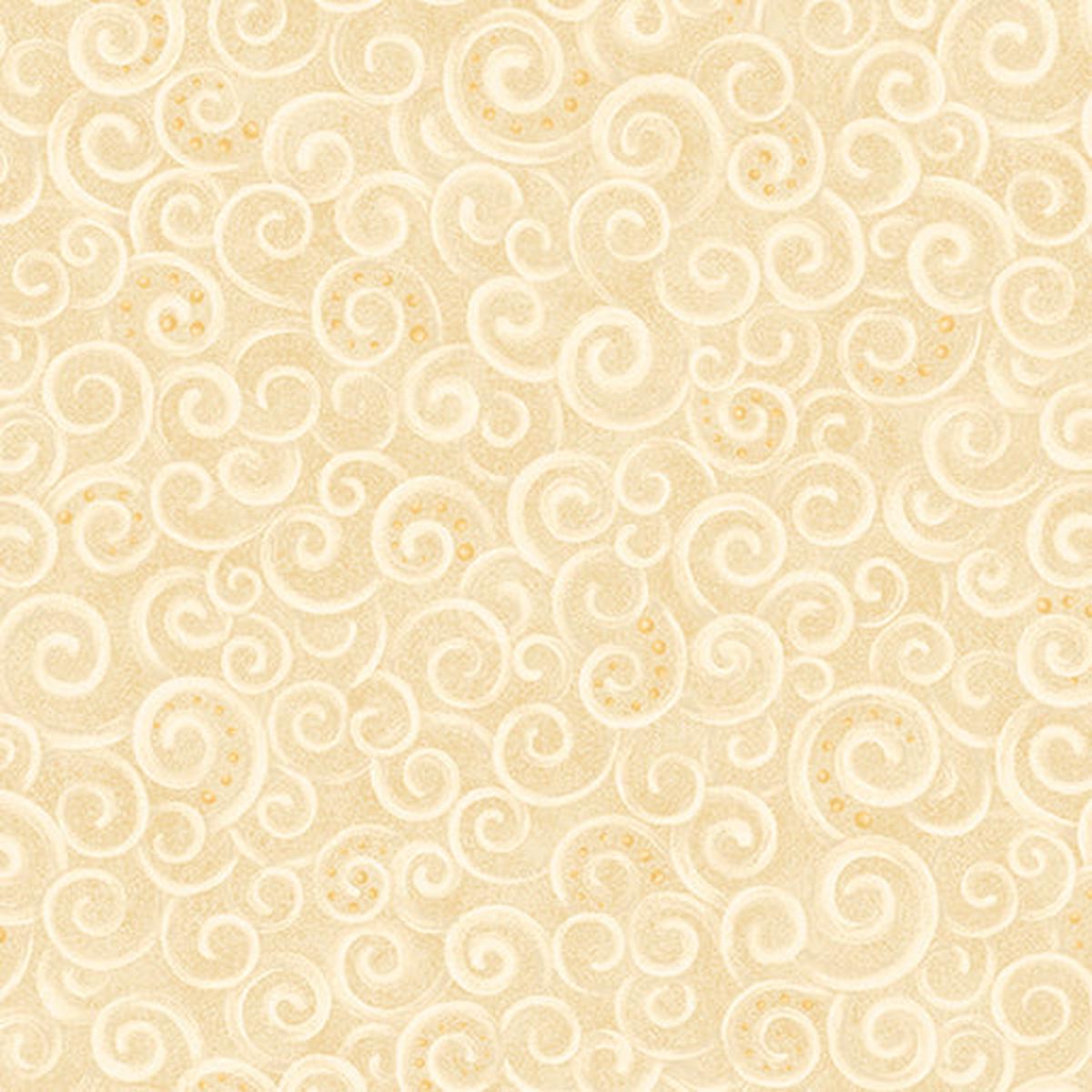 12 Days of Christmas Motion Cream Nancy Halvorsen Benartex Cotton Fabric BE-17275-07