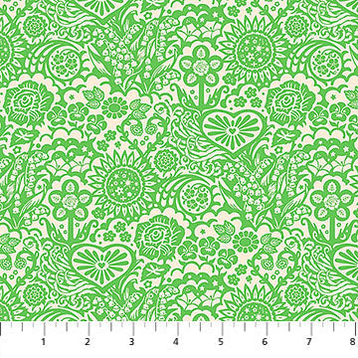 Yesterday Little Heaven Verdant Juliana Horner Northcott Cotton Fabric NC-AMT156-73C