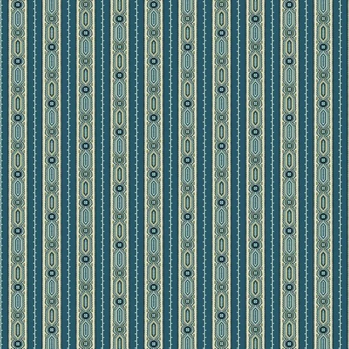 Andover - Cocoa Blue - Moss - Royal, Fabric by the Yard