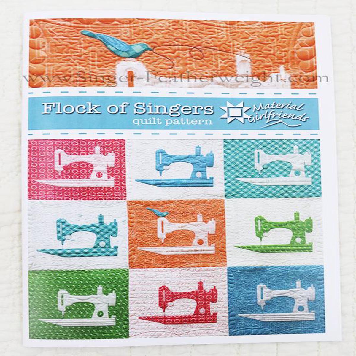 PATTERN, "Flock of Singers" Wall-Hanging Quilt