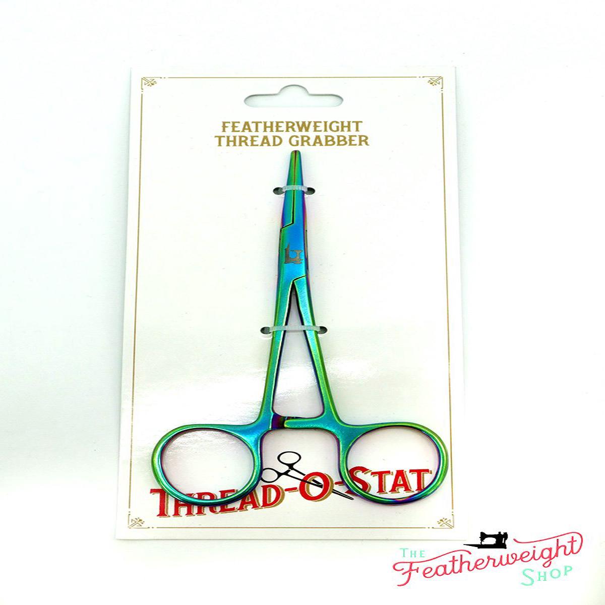 Thread-O-Stat, Featherweight Thread Grabber - IRIDESCENT GREEN