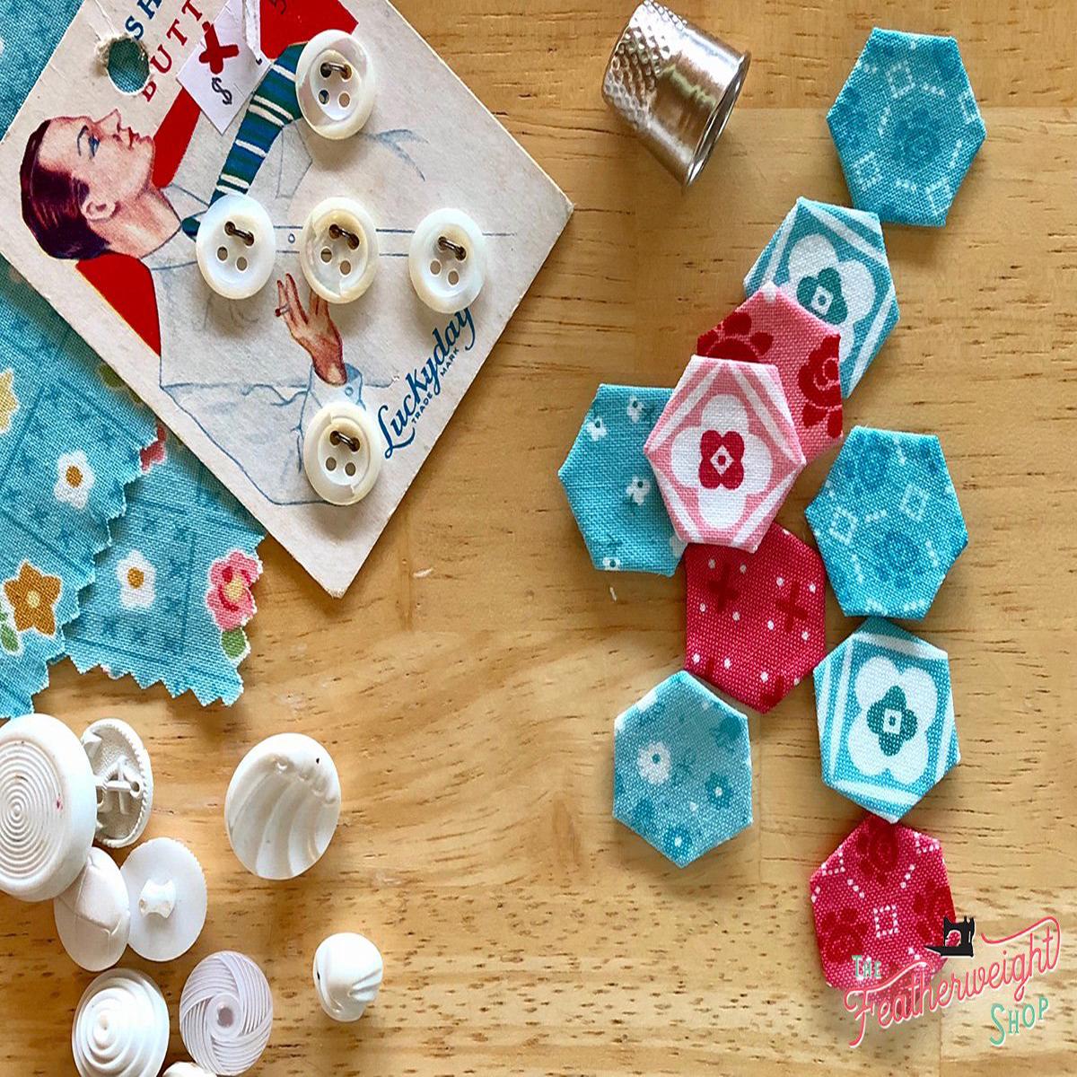 1/2" Inch Hexagons Iron-On Papers For English Paper Piecing x 1000
