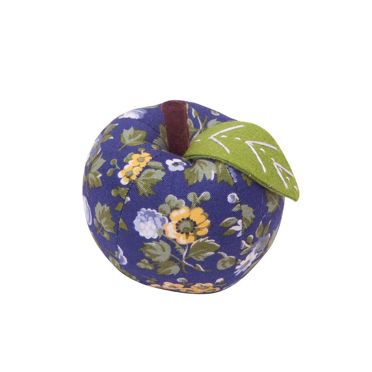 Apple Pin Cushion by Liberty of London Quilter's Cotton Fabric - WILD CHERRY