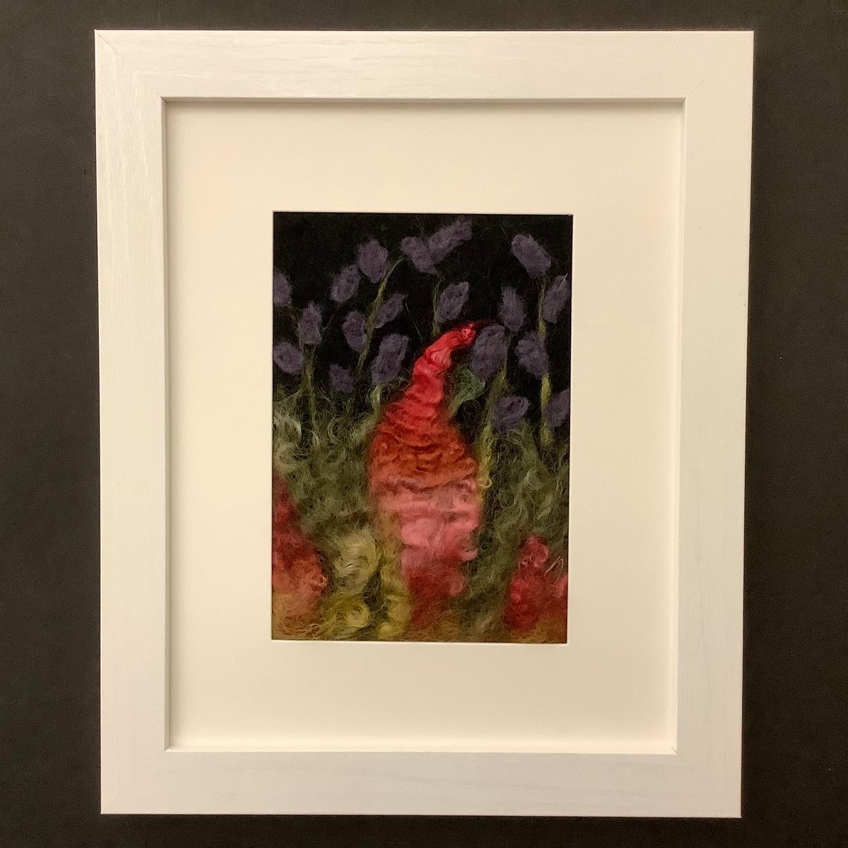 Tapestry Hand Felted Framed Art