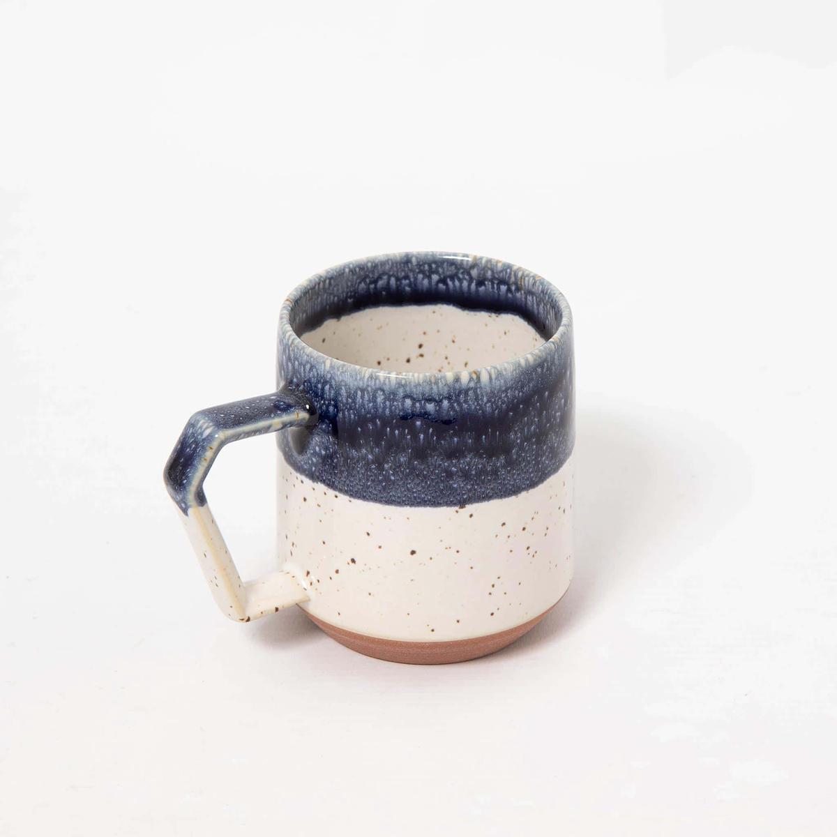 CHIPS Mug - White Navy (Japanese Pottery)