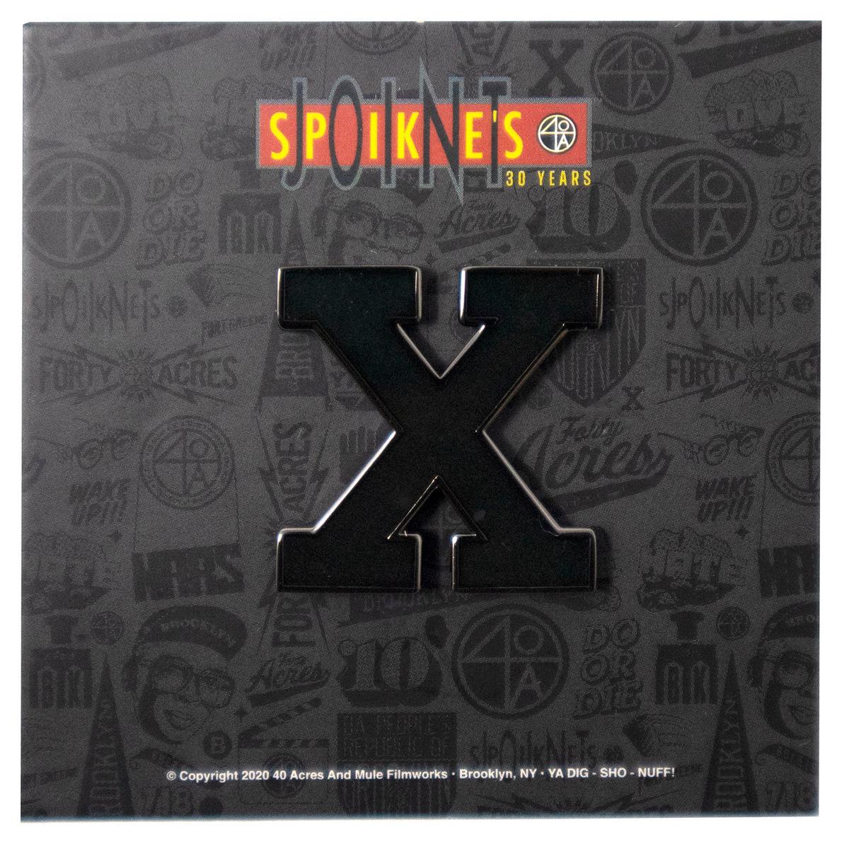 "X" Pin