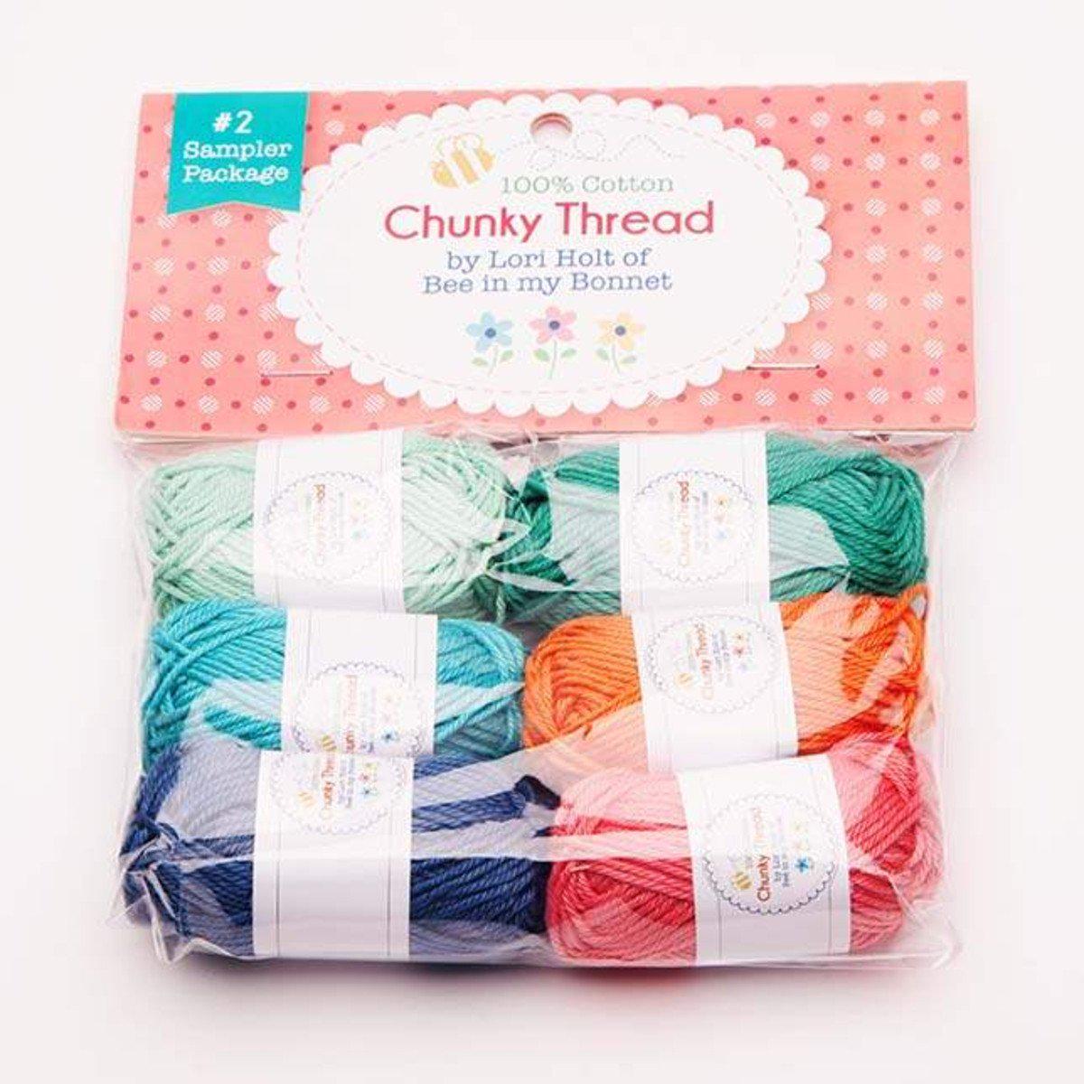 Crochet Chunky Thread, Lori Holt Sampler Pack #2