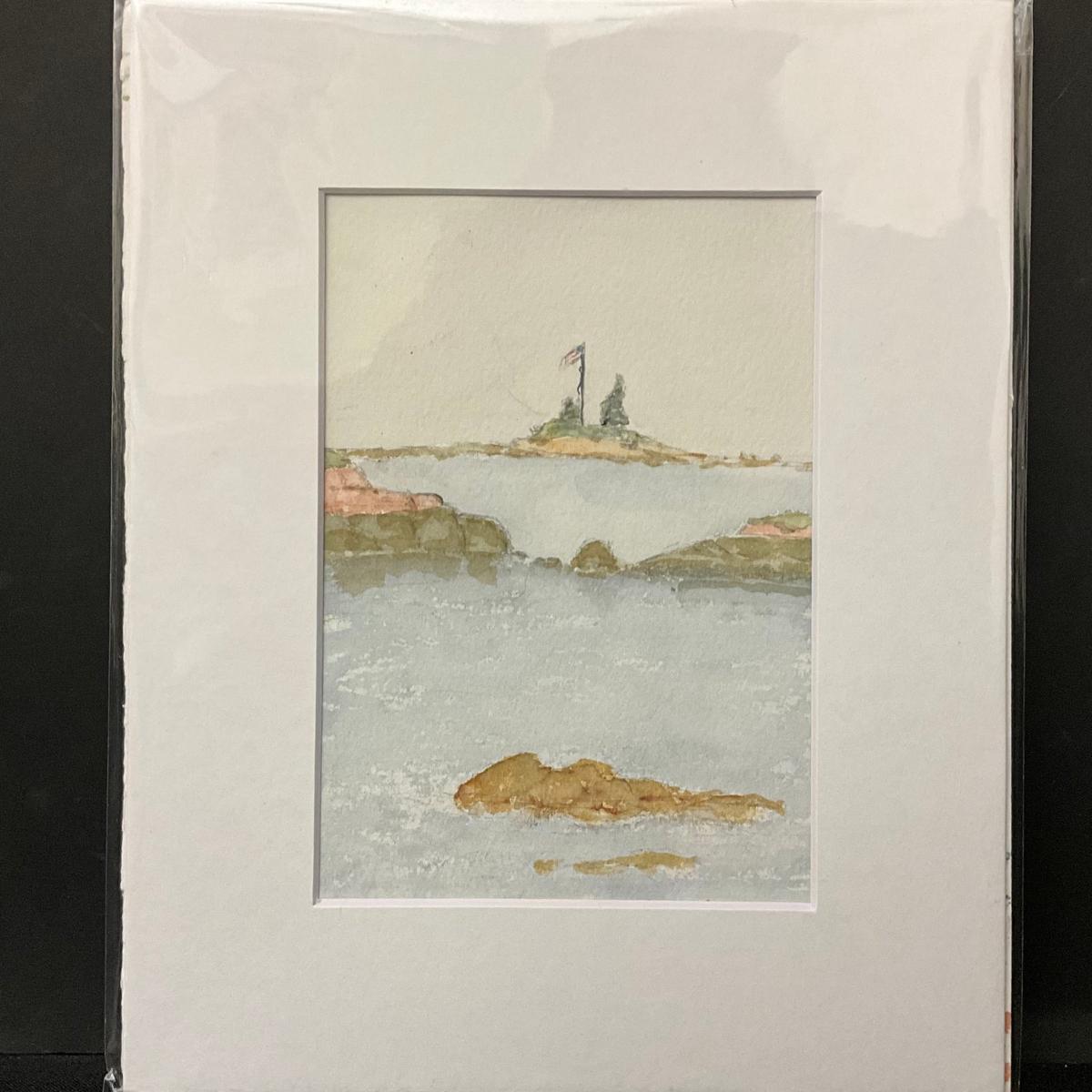 Foggy Days Need Love Too - original watercolor
