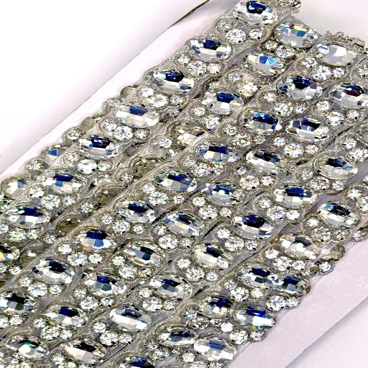 "Annah" Rhinestone Yardage