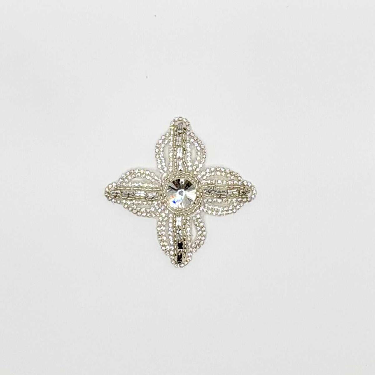 "Troubadour" Rhinestone Applique Accent Large