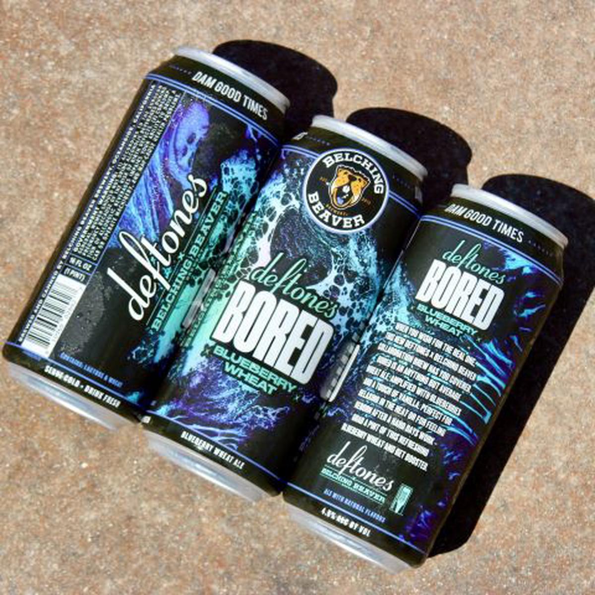 Deftones Bored Blueberry Wheat Ale (Belching Beaver) - 4PK 16OZ CAN