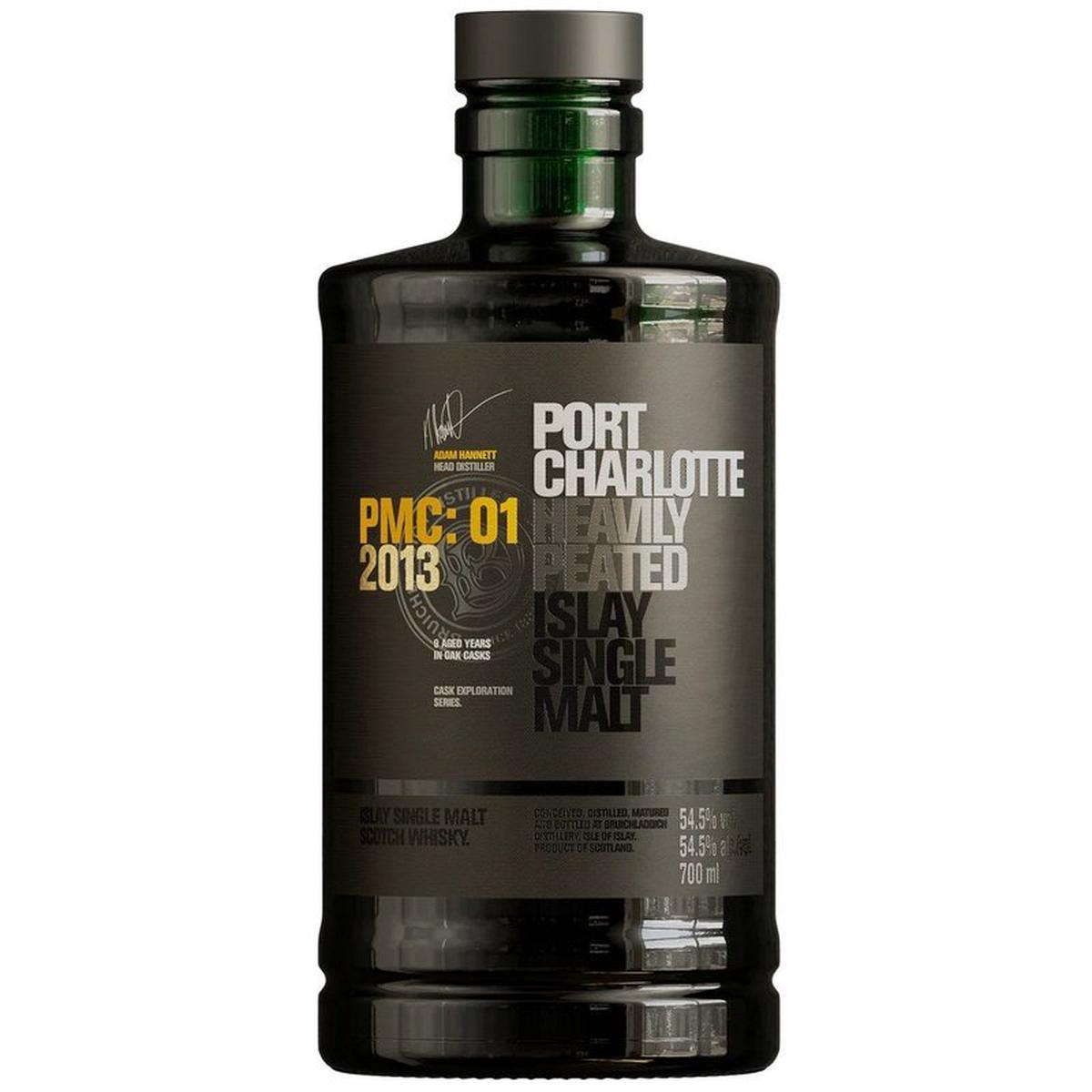 Bruichladdich Port Charlotte PMC:01 Heavily Peated Islay Single Malt Scotch Whisky (2013) - 750ML BTL