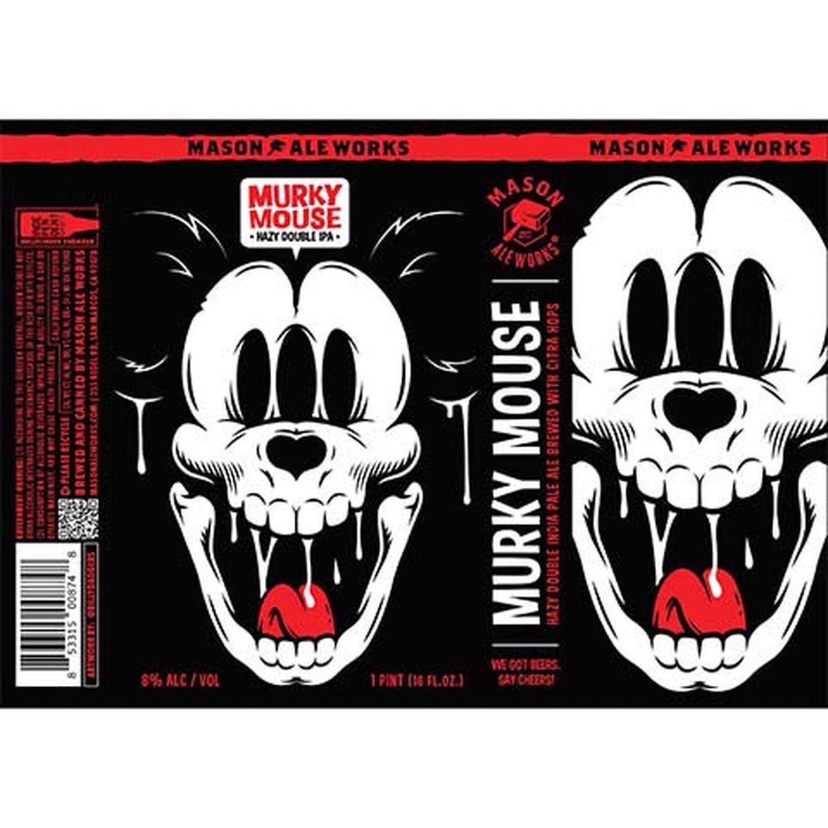 Mason Aleworks Murky Mouse Hazy DIPA - 4PK 16OZ CAN