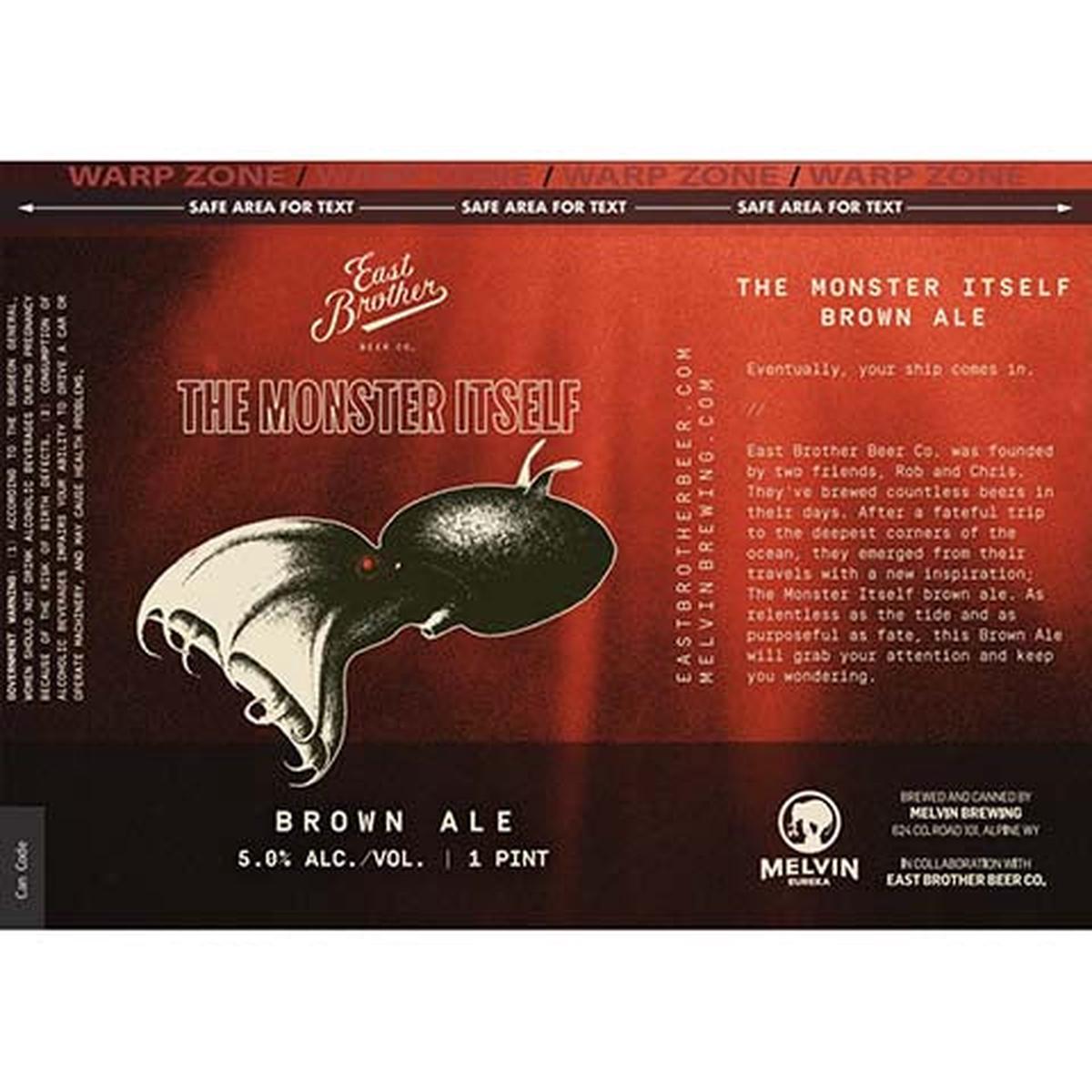 Melvin Brewing The Monster Itself Brown Ale - 16OZ SINGLE CAN