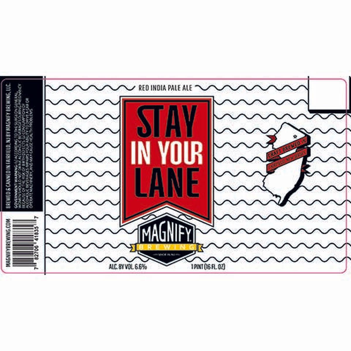 Magnify Stay In Your Lane Red IPA - 16OZ SINGLE CAN