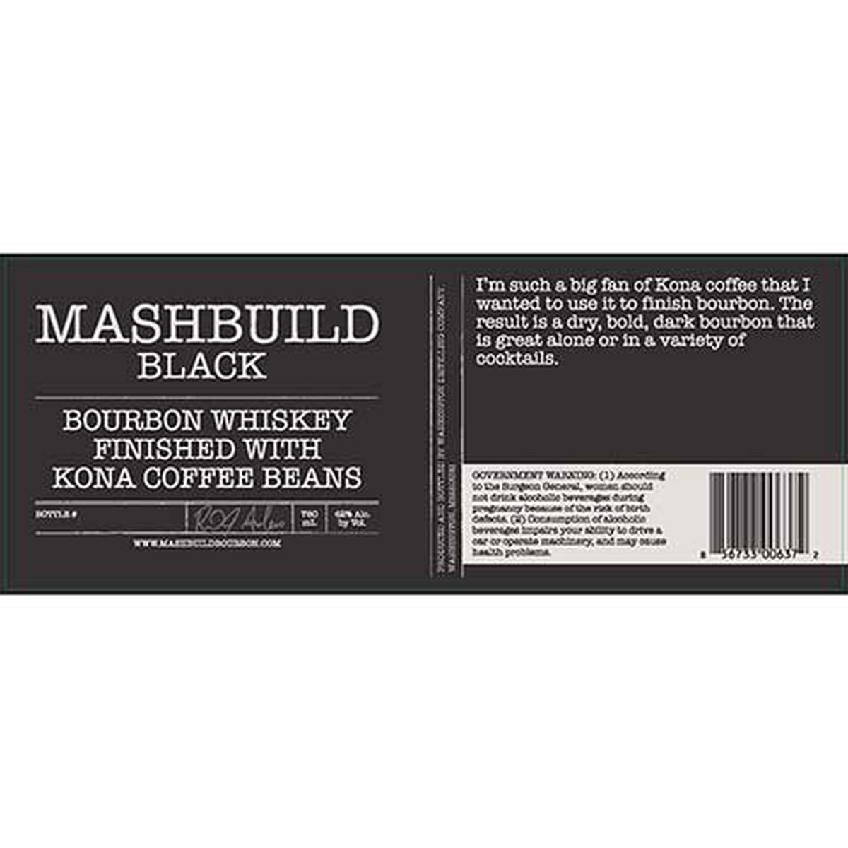 Mashbuild Black Bourbon Whiskey - 750ML BTL