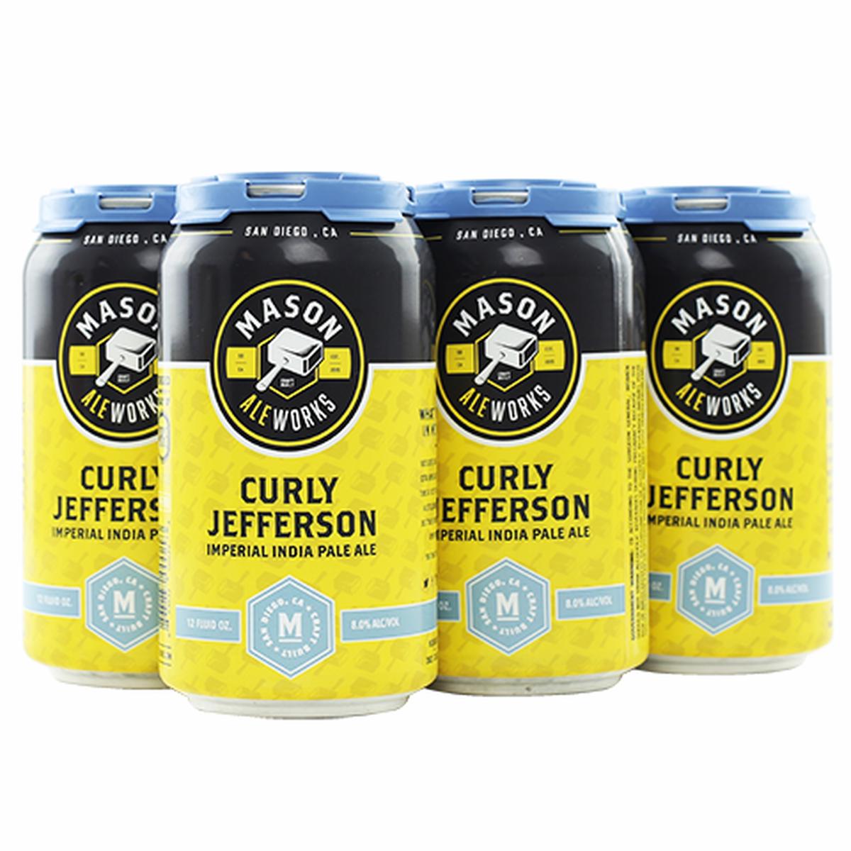 Mason Aleworks Curly Jefferson - 6PK 12OZ CAN