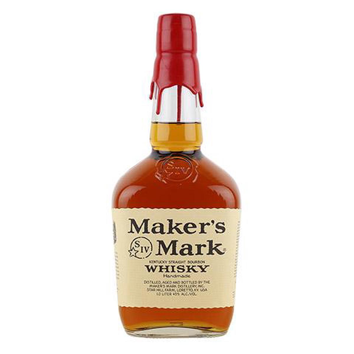 Maker's Mark Kentucky Straight Bourbon Whisky - 1 Liter