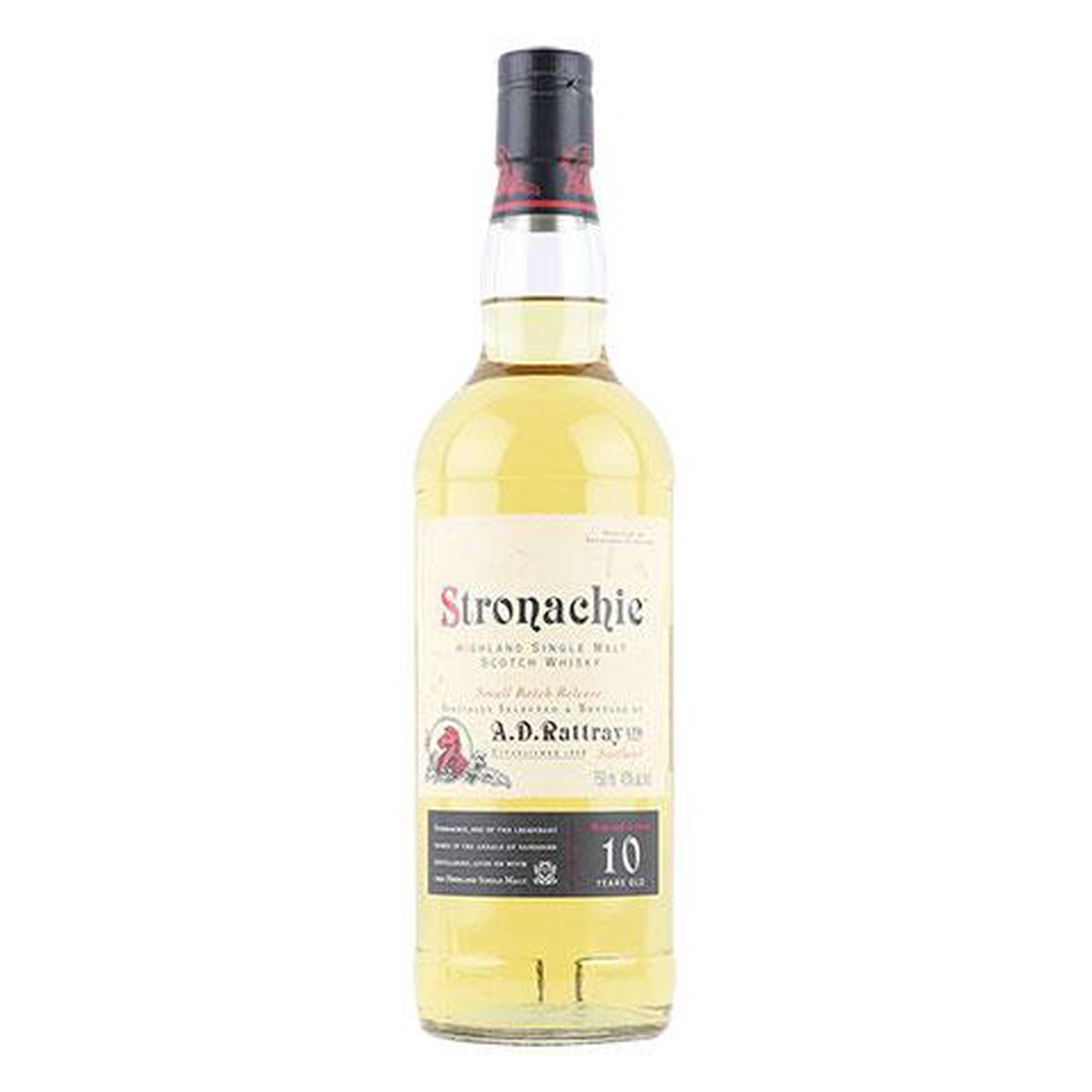 A.D. Rattray Stronachie 10 Year Old Small Batch Highland Single Malt Scotch Whisky - 700ML BTL