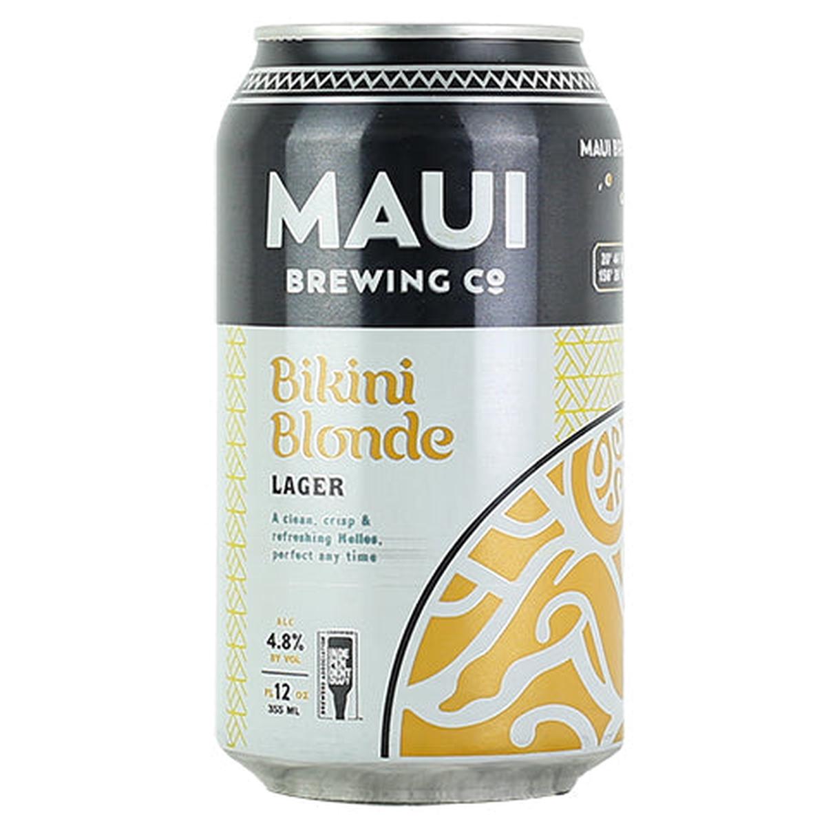 Maui Bikini Blonde Lager - 12OZ SINGLE CAN