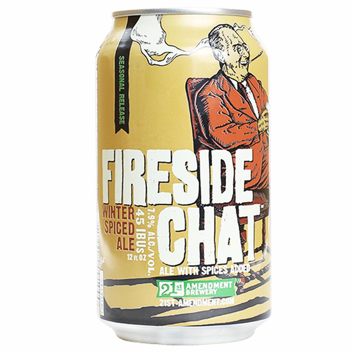 21st Amendment Fireside Chat Winter Spiced Ale - 12OZ SINGLE CAN