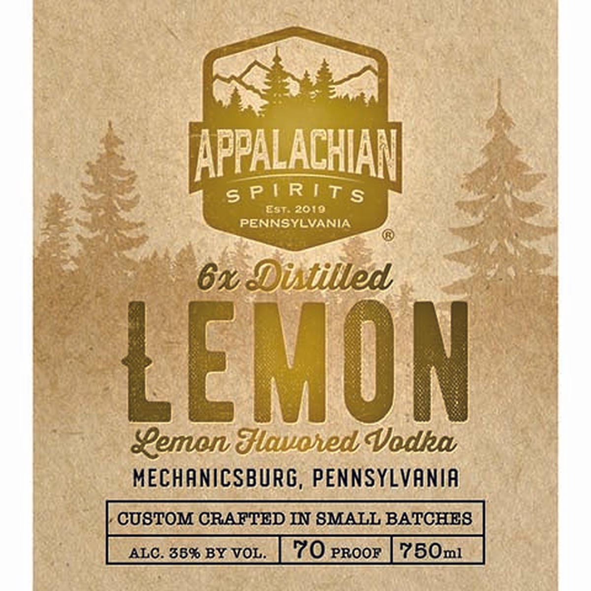 Appalachian Lemon Vodka - 750ML BTL