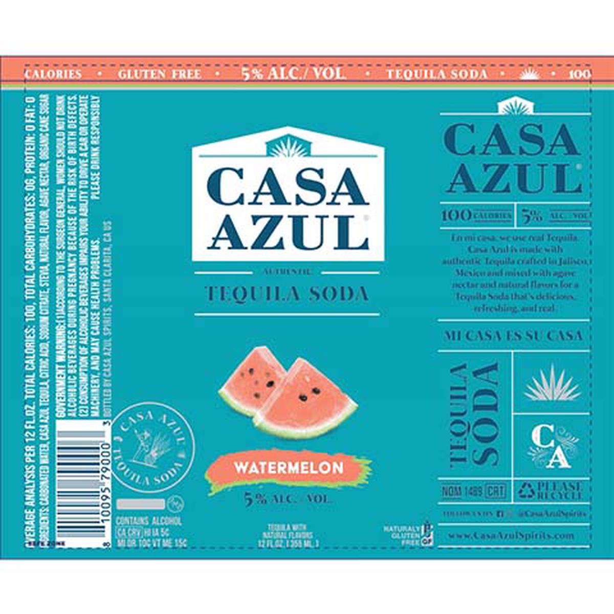 Casa Azul Watermelon - 12OZ SINGLE BTL
