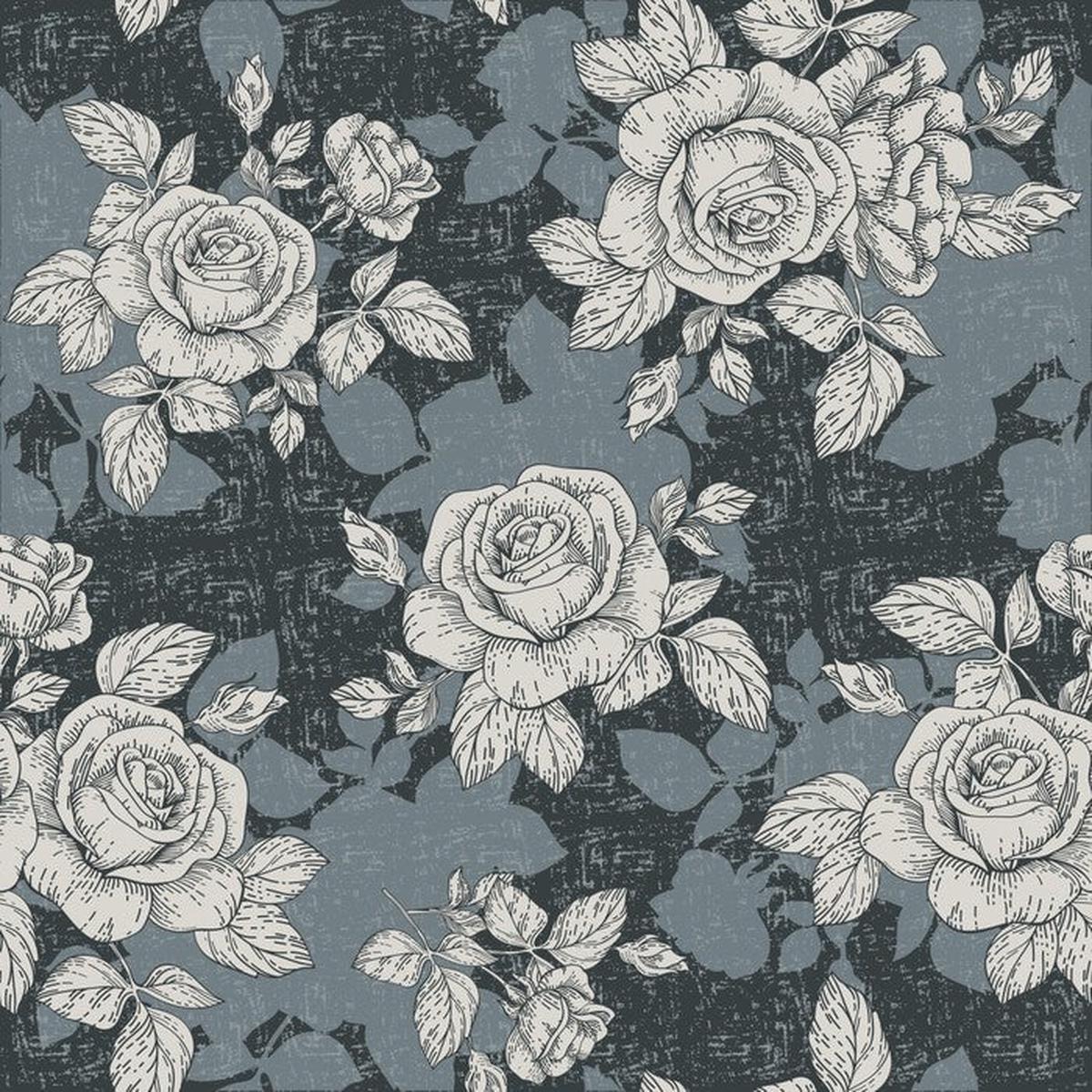 Vintage evening rose