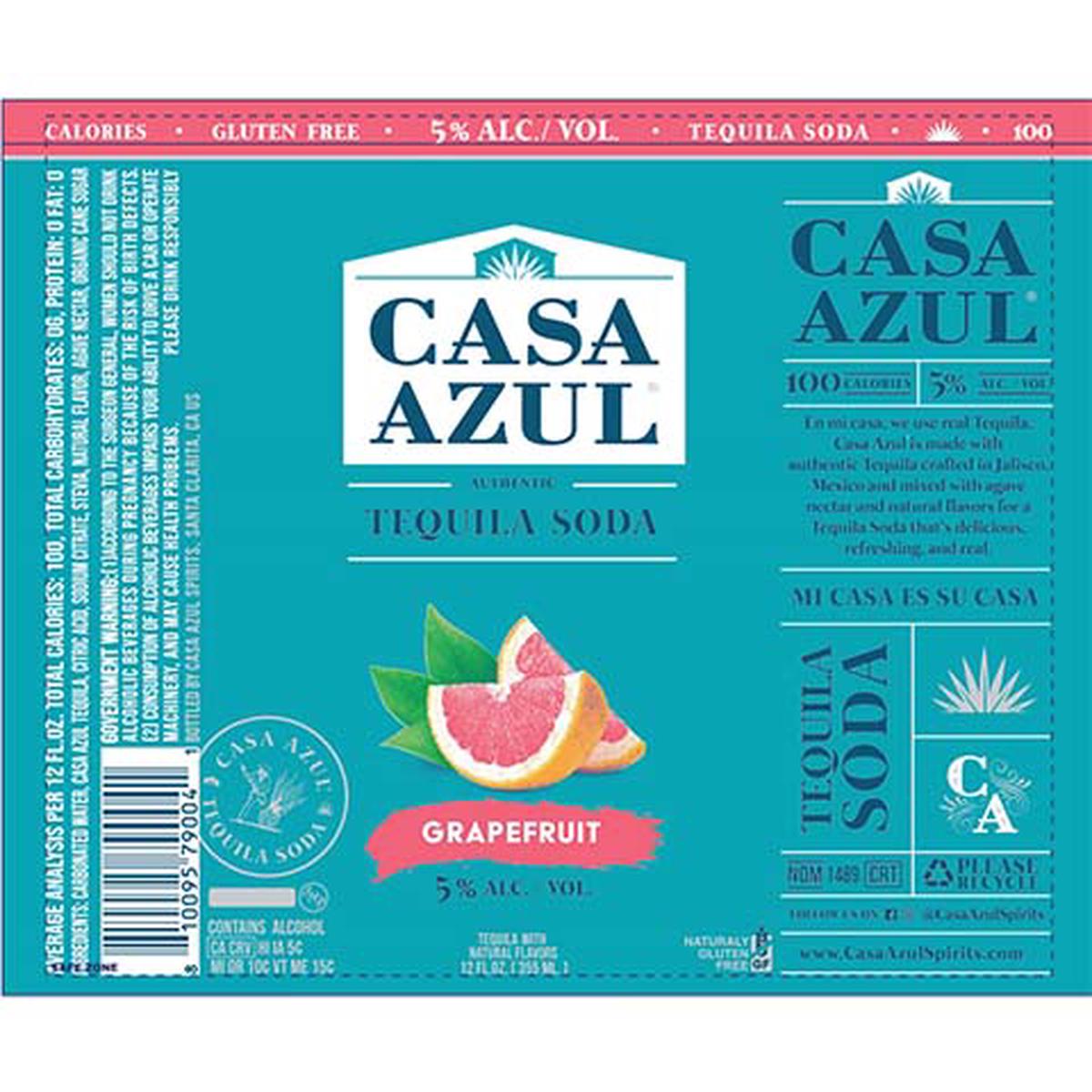 Casa Azul Grapefruit - 12OZ SINGLE BTL
