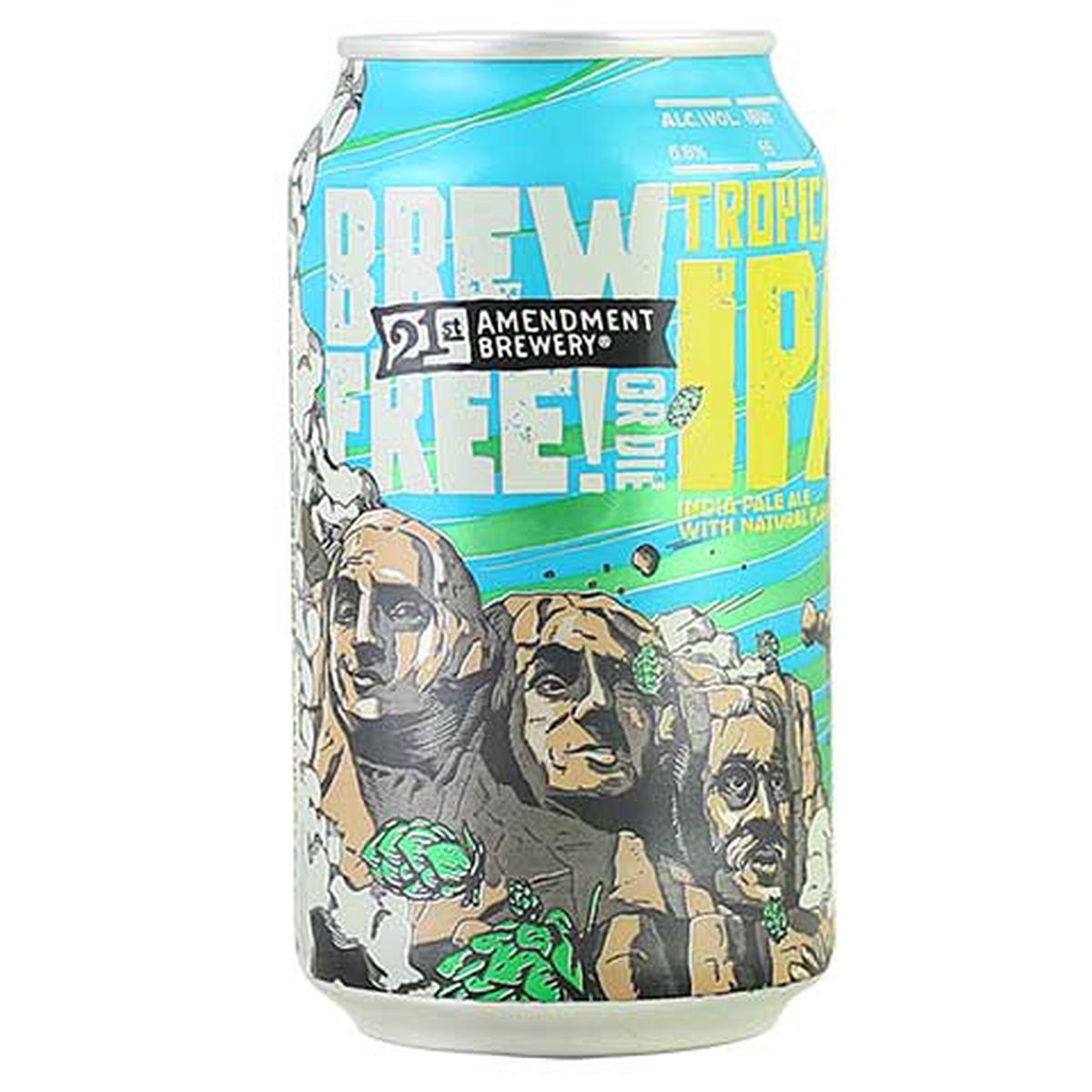 21st Amendment Tropical Brew Free! or Die IPA - 12OZ SINGLE CAN