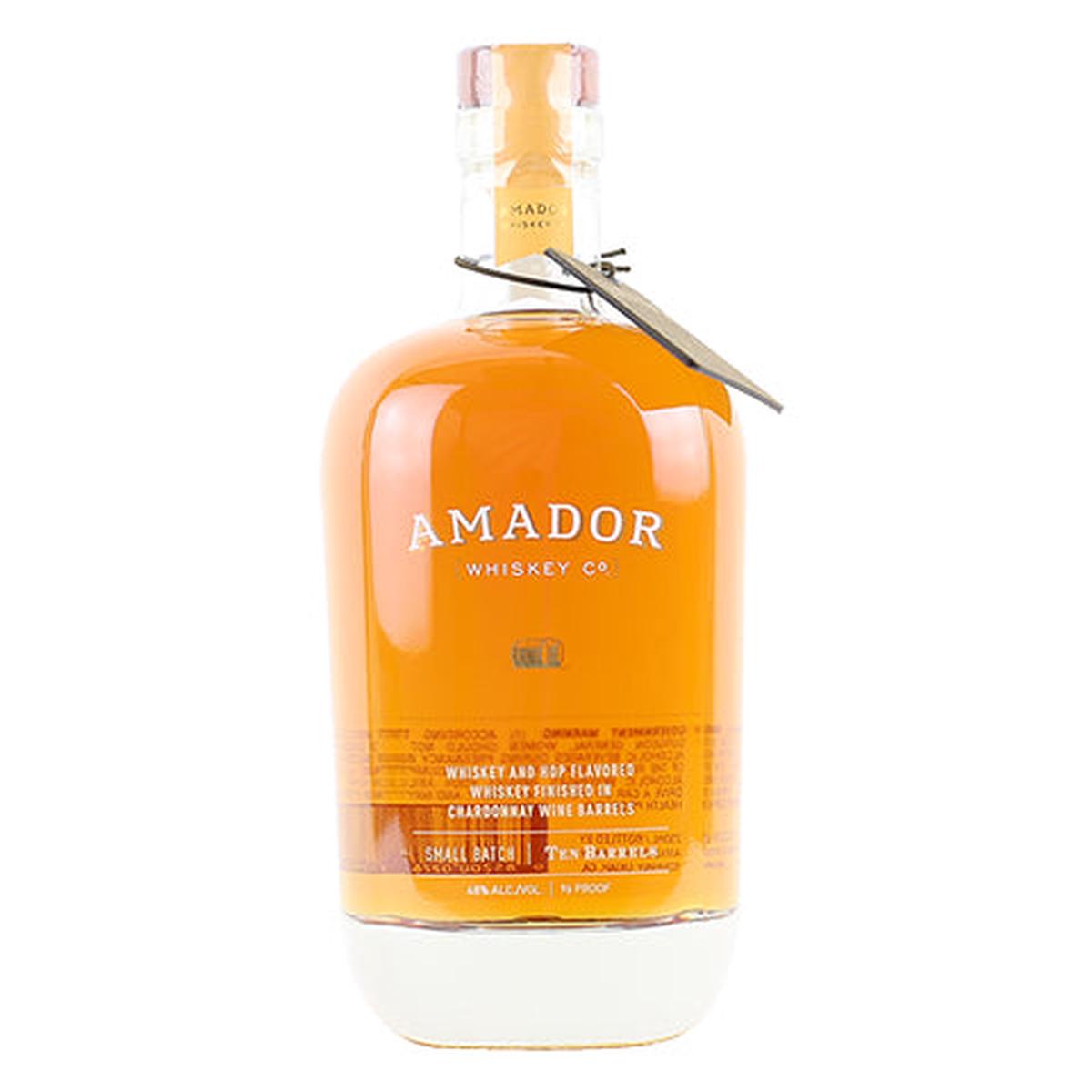 Amador Hop Flavored Finished in Chardonnay Wine Barrels Whiskey - 750ML BTL