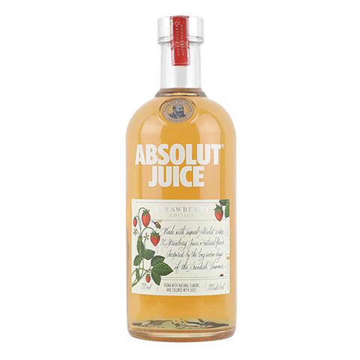 Absolut Juice Strawberry Vodka - 750ML BTL