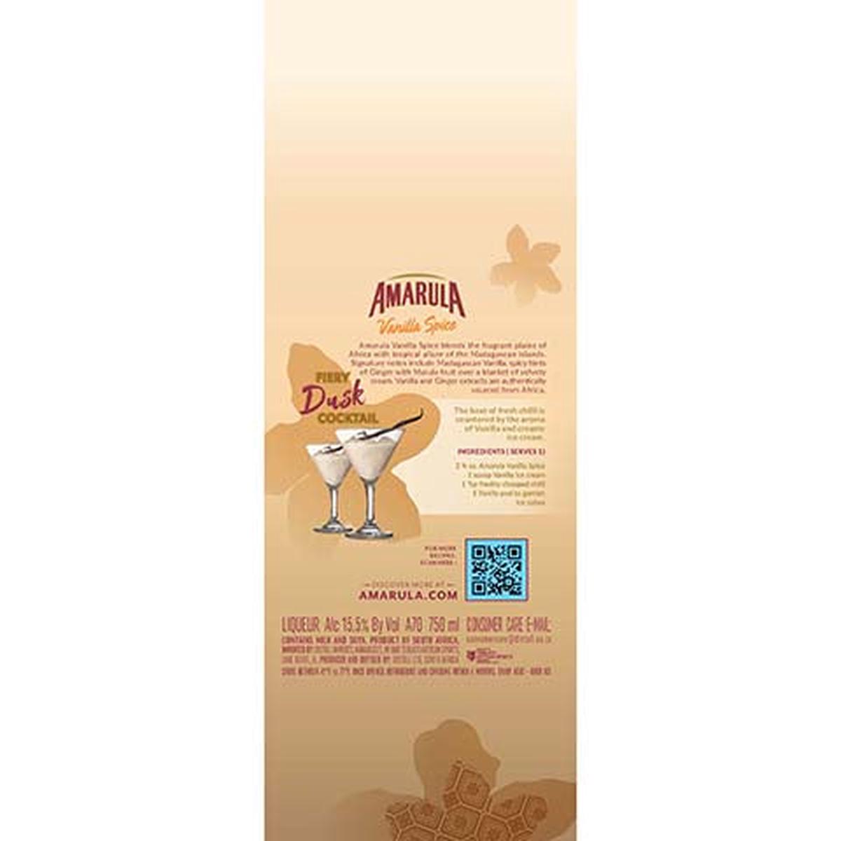 Amarula Vanilla Spice Liqueur - 750ML BTL