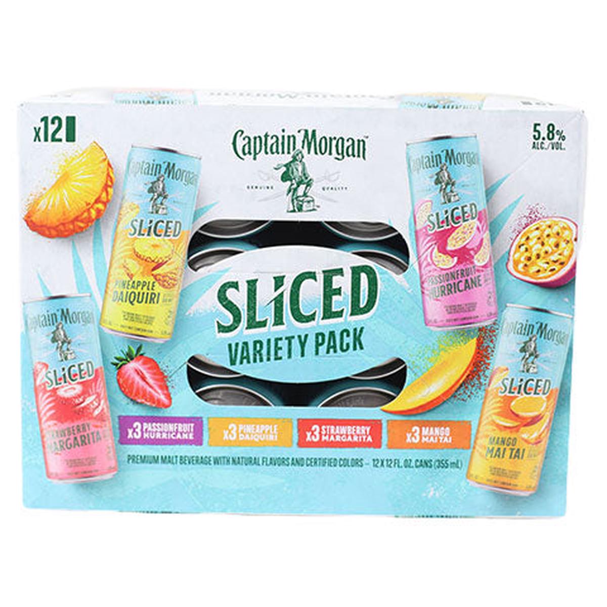 Captain Morgan Sliced Variety 12-Pack - 12PK 12OZ CAN
