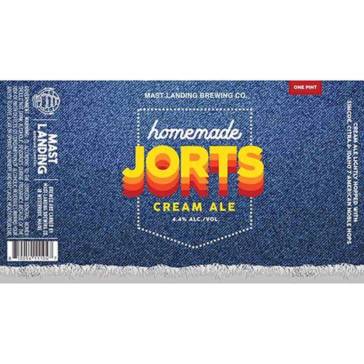 Mast Landing Homemade Jorts Cream Ale - 16OZ SINGLE CAN