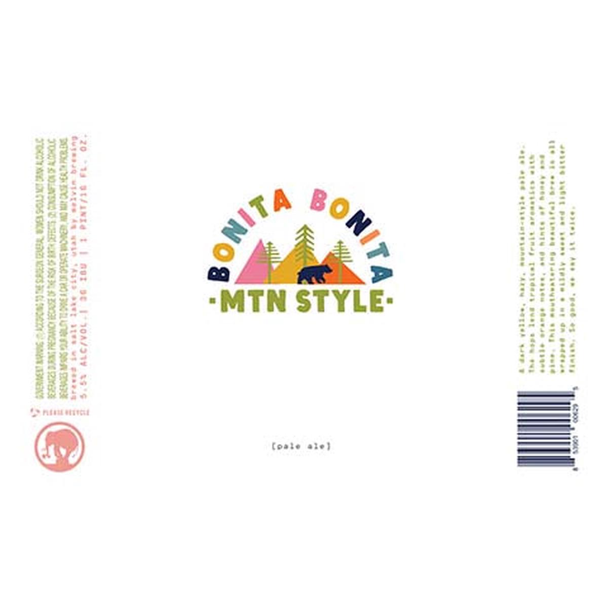 Melvin Bonita Bonita Mtn Style Pale Ale - 16OZ SINGLE CAN