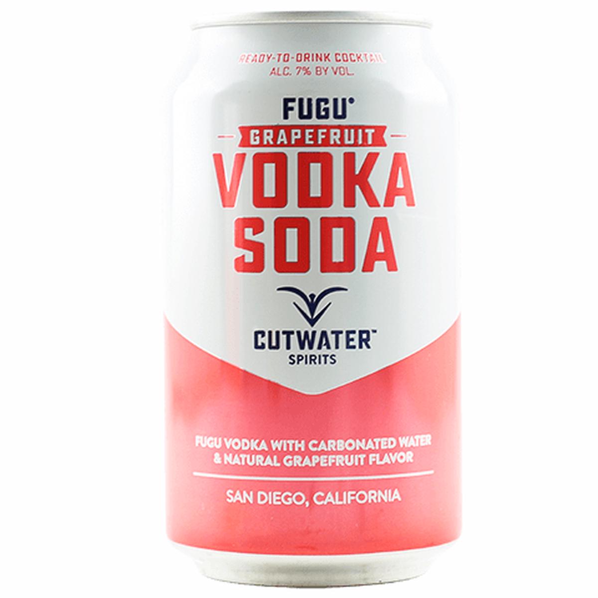 Cutwater Fugu Grapefruit Vodka Soda - 12OZ CAN